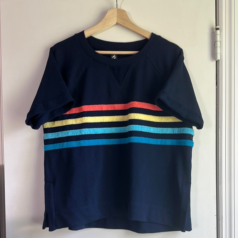 Lou & Grey/Loft Terry Short Sleeved Sweater